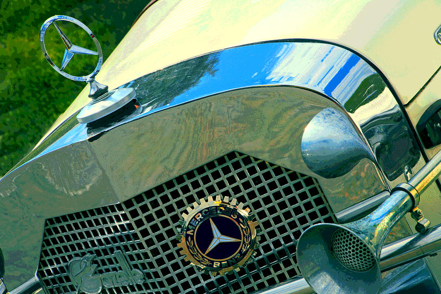 Vintage Mercedes Photograph by Mike Flynn
