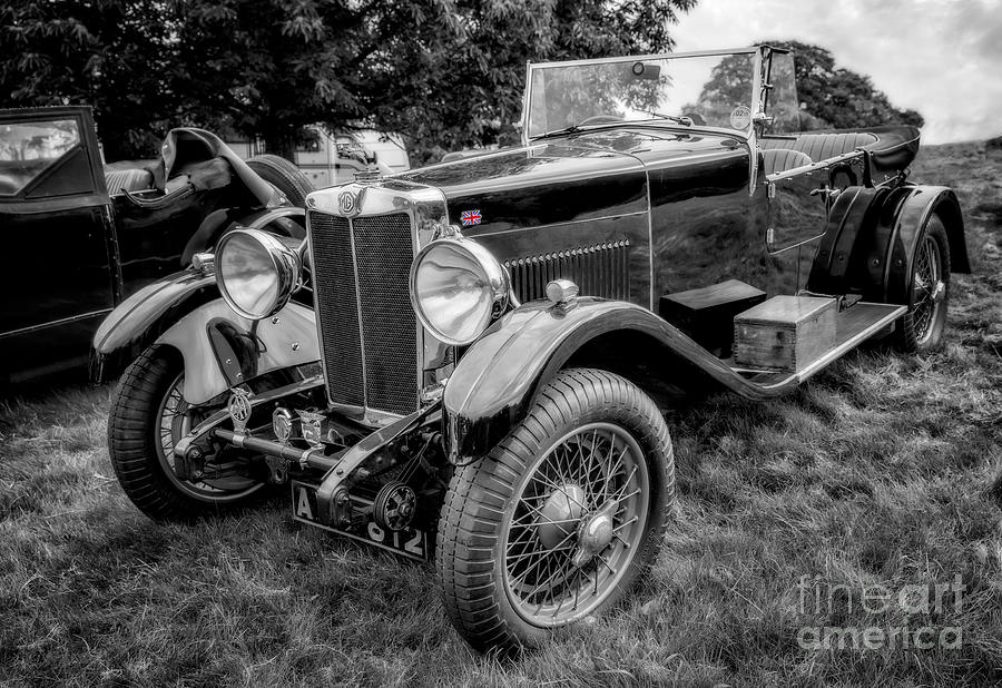 Vintage MG Photograph by Adrian Evans