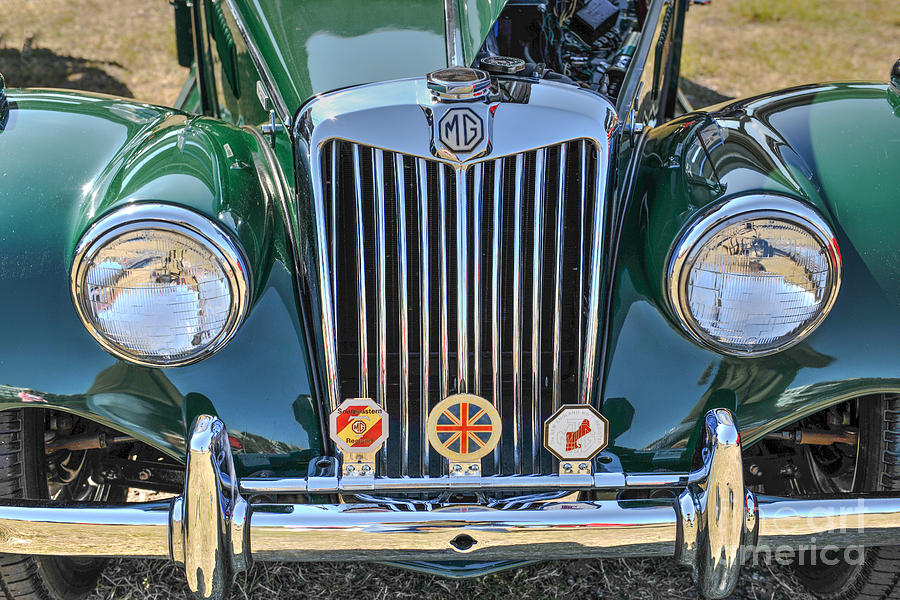 Vintage MG Photograph by Dale Powell