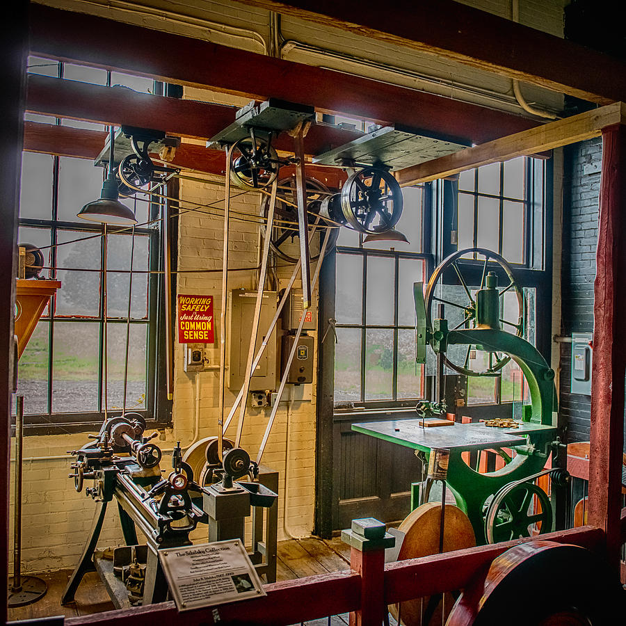 Vintage Michigan Machine Shop Photograph by Paul Freidlund