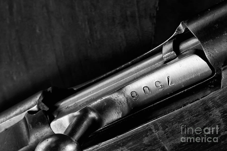 Vintage Military Rifle  Photograph by Wilma  Birdwell