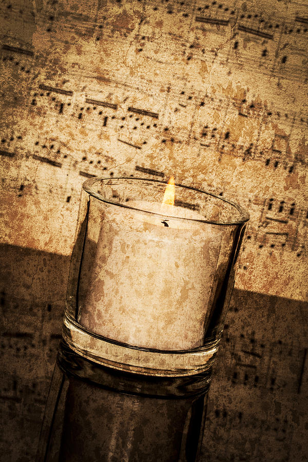 Vintage Music by Candlelight Photograph by Erin Cadigan
