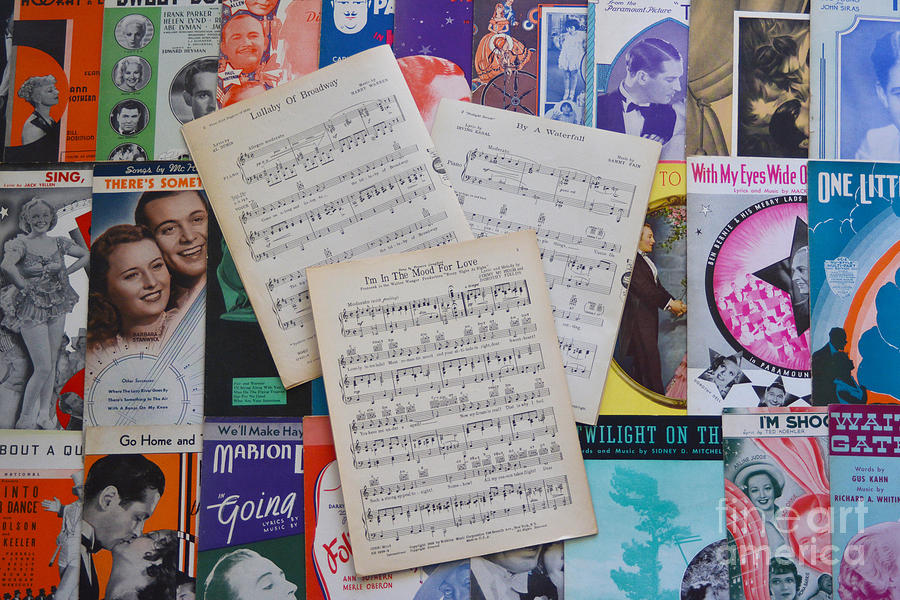Vintage Music Sheets No.2 Photograph by John Greco