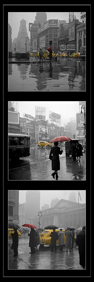 Vintage New York Montage Photograph by Andrew Fare