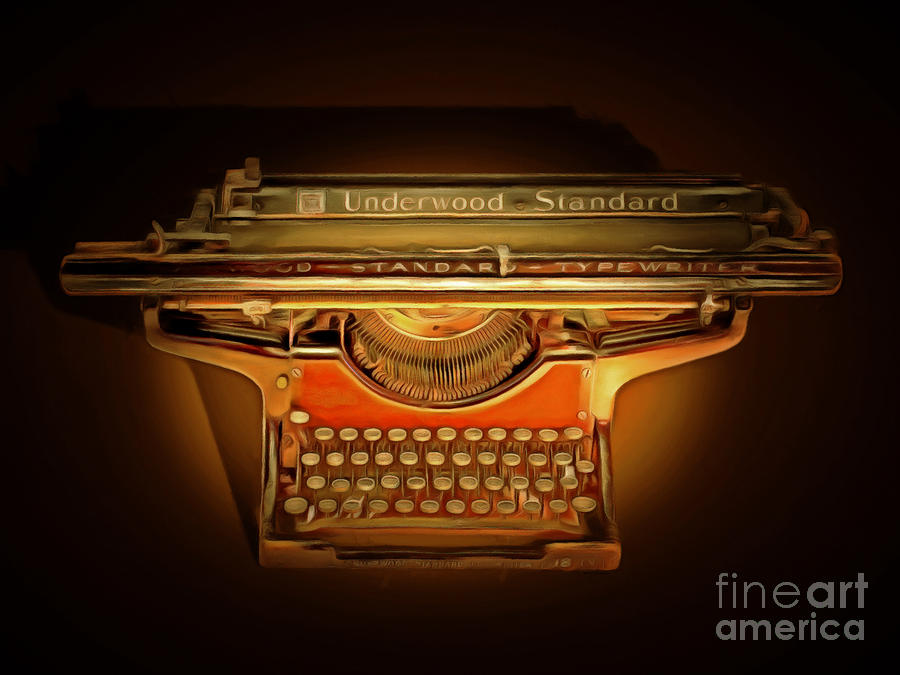 Vintage Nostalgic Typewriter 20150228 Photograph by Wingsdomain Art and Photography