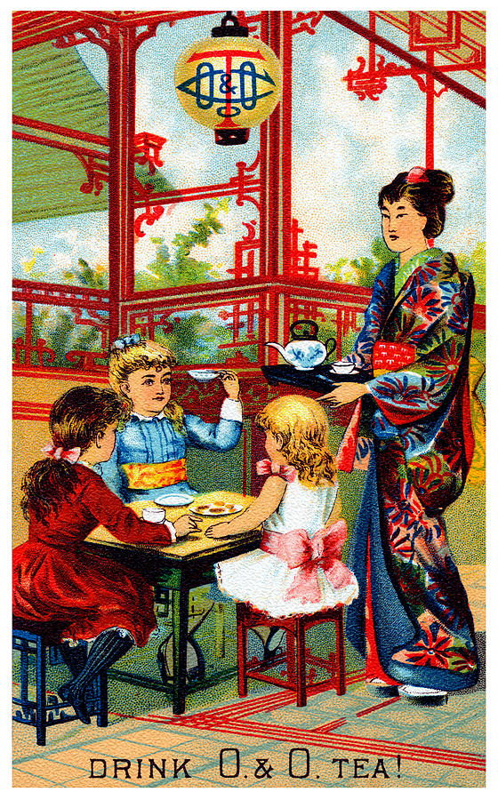 Vintage O and O Tea Poster Painting by Historic Image