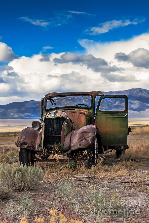 Transportation Photograph - Vintage Old Truck by Robert Bales