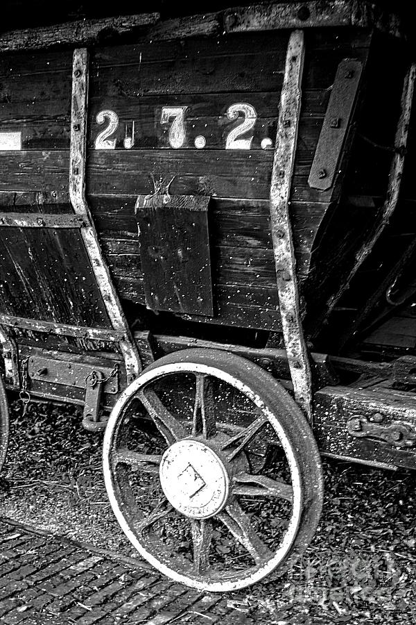 Vintage Original 18th Century Mining Train Photograph by Doc Braham
