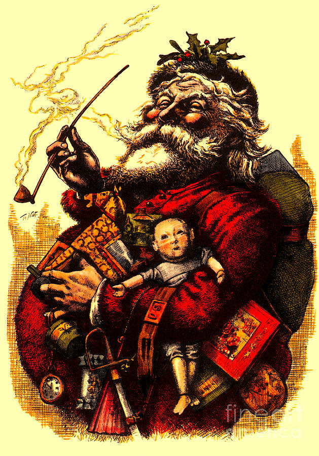 Vintage original Coca Cola Red Santa Claus Poster Digital Art by Vintage Collectables