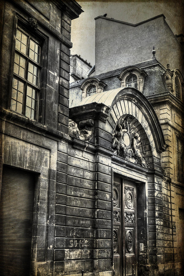 Vintage Paris Doorway Photograph by Evie Carrier | Fine Art America