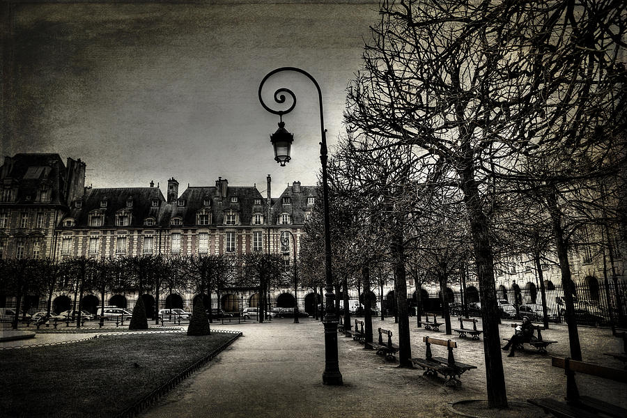 Vintage Paris Lightpost Photograph by Evie Carrier