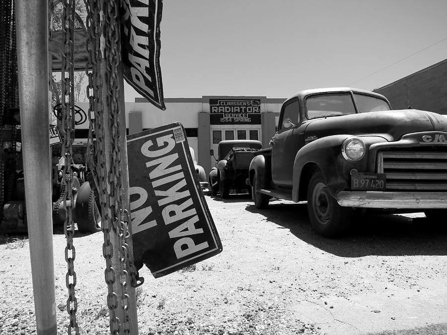 Vintage Parking Photograph by Paul Foutz