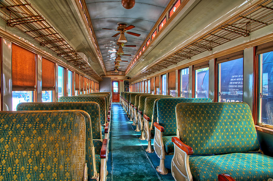 Train Photograph - Vintage Passenger Car by Thomas Hall
