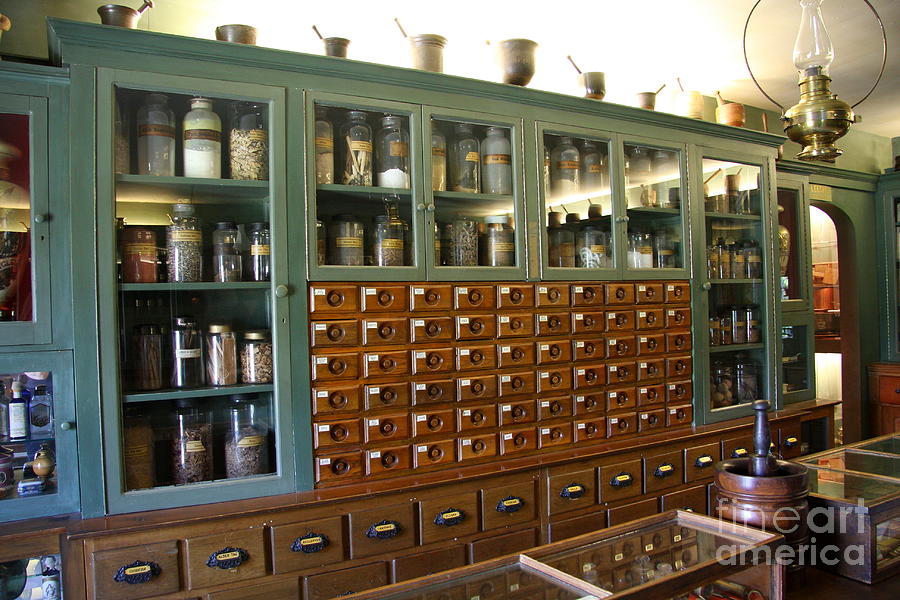 Vintage Pharmacy Photograph by Christiane Schulze Art And Photography