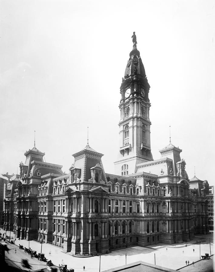 Vintage Philadelphia City Hall Photograph by Bill Cannon | Fine Art America