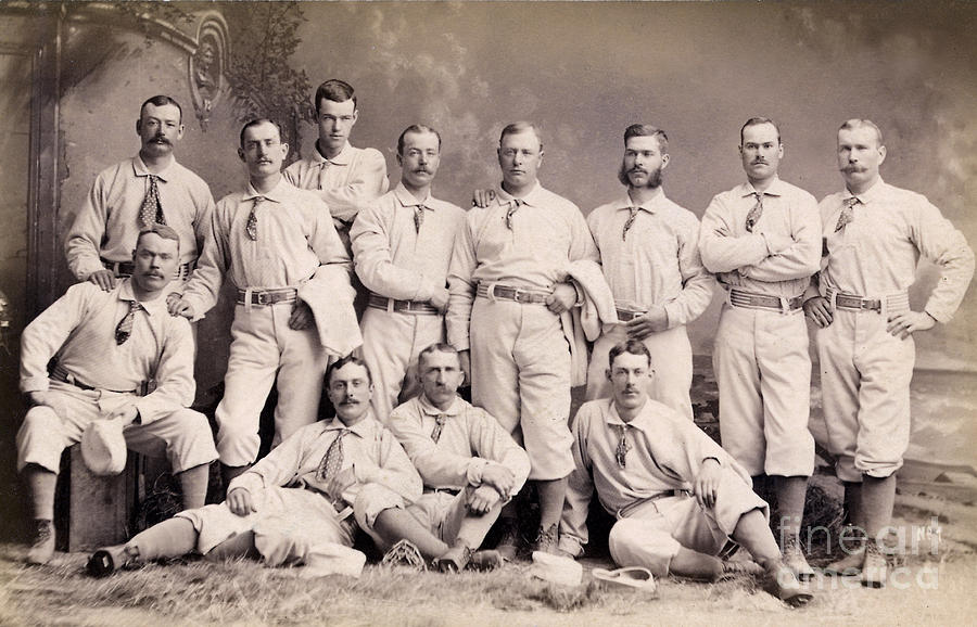 New York Mets Photograph - New York Metropolitans Baseball Team of 1882 by Jon Neidert