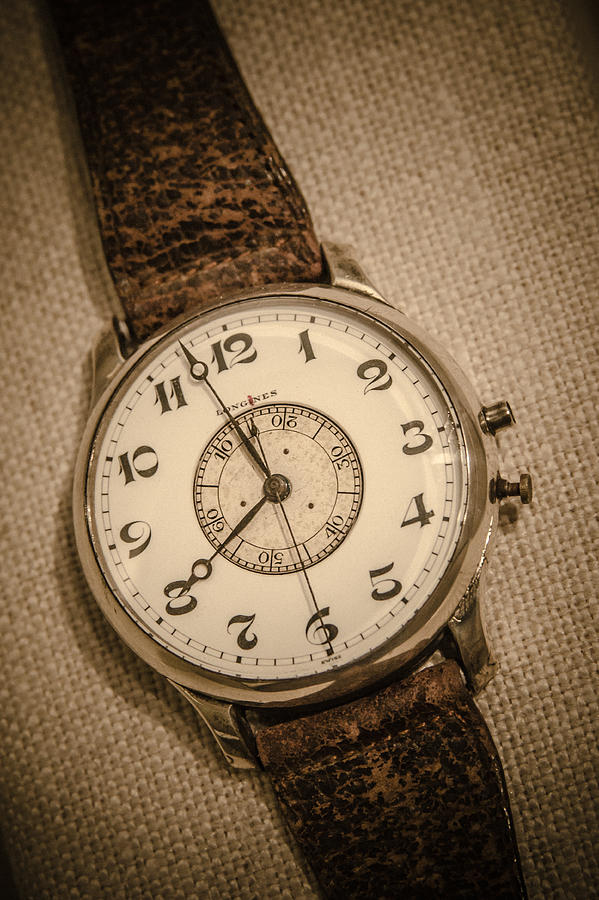 Vintage Pilots Watch Photograph by Bradley Clay