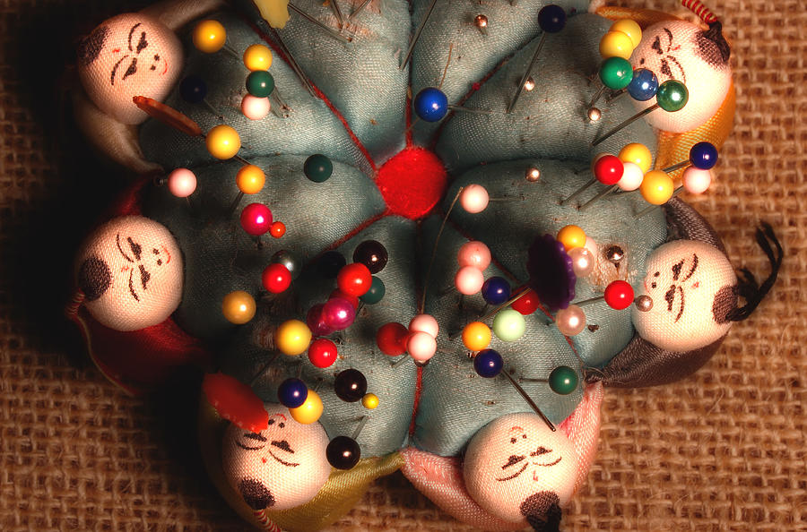 Vintage Pin Cushion Photograph by Michael Eingle