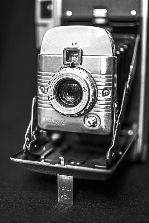 Vintage Photograph - Vintage Polaroid Land Camera Model 80A by Jon Woodhams