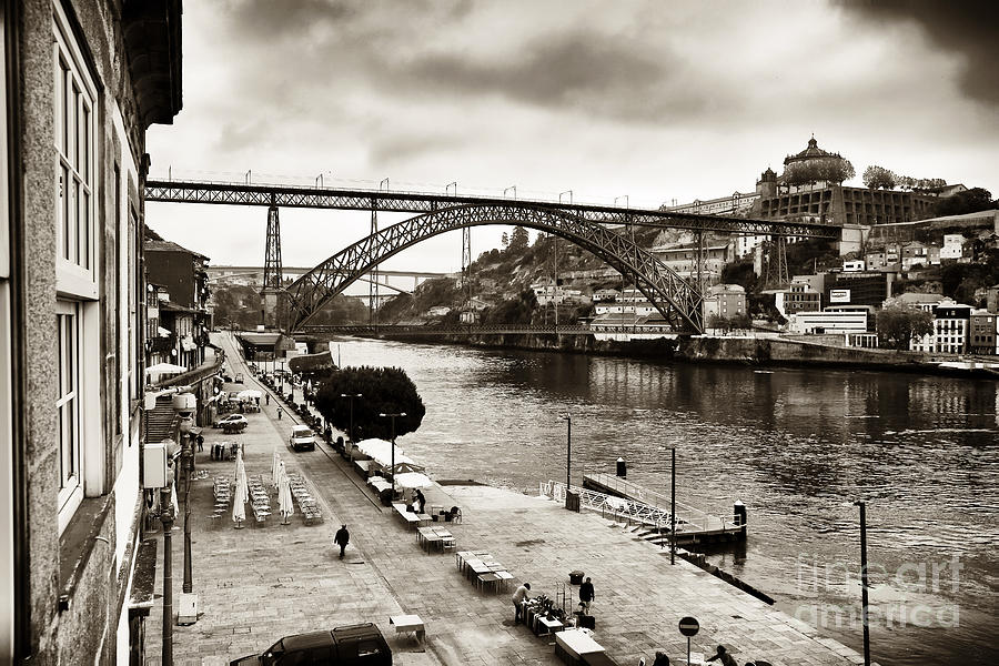 Vintage Photograph - Vintage Porto by John Rizzuto