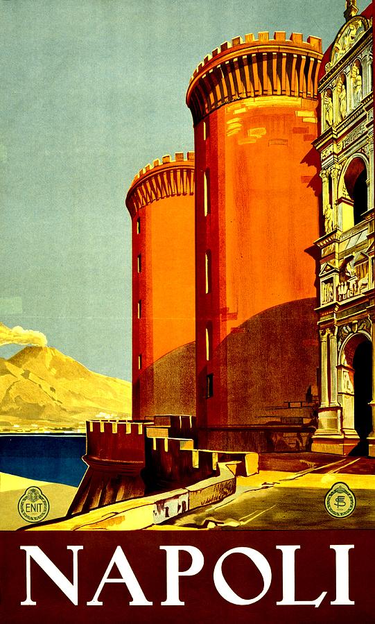 Vintage Poster - Napoli Photograph by Benjamin Yeager