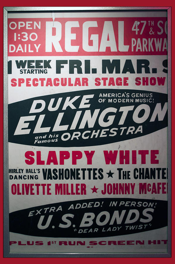 Vintage Poster Duke Ellington Photograph by Thomas Woolworth