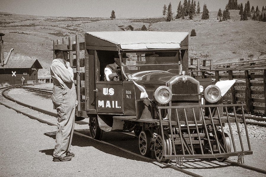 Vintage Rail Mail Photograph by Steven Bateson