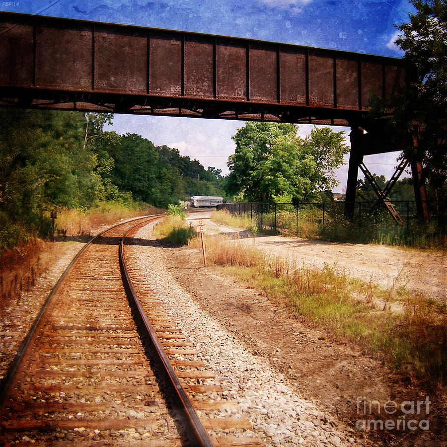 Vintage Railroad Tracks Photograph by Phil Perkins