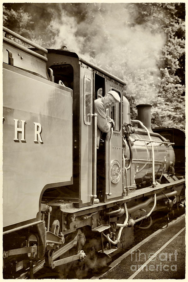 Vintage Railway Photograph by Jane Rix