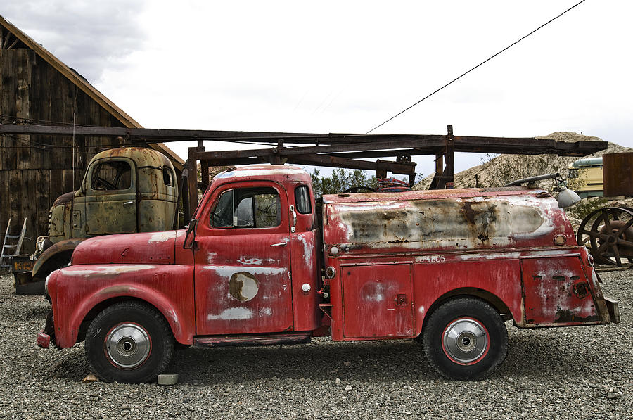 Vintage Red Chevrolet Truck Photograph by Gianfranco Weiss