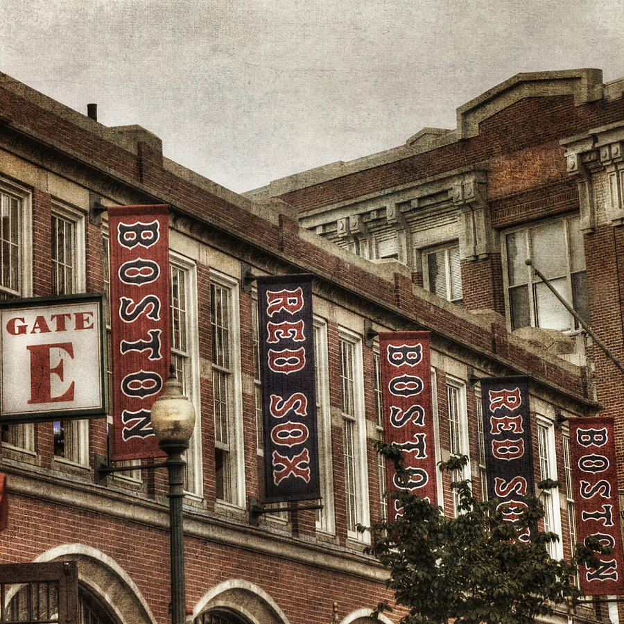 Vintage Red Sox - Fenway Park Photograph by Joann Vitali