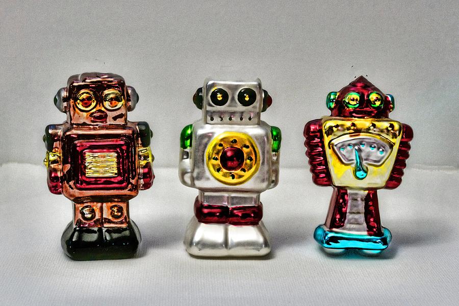 Vintage Robots Photograph by Christie Wilson - Pixels