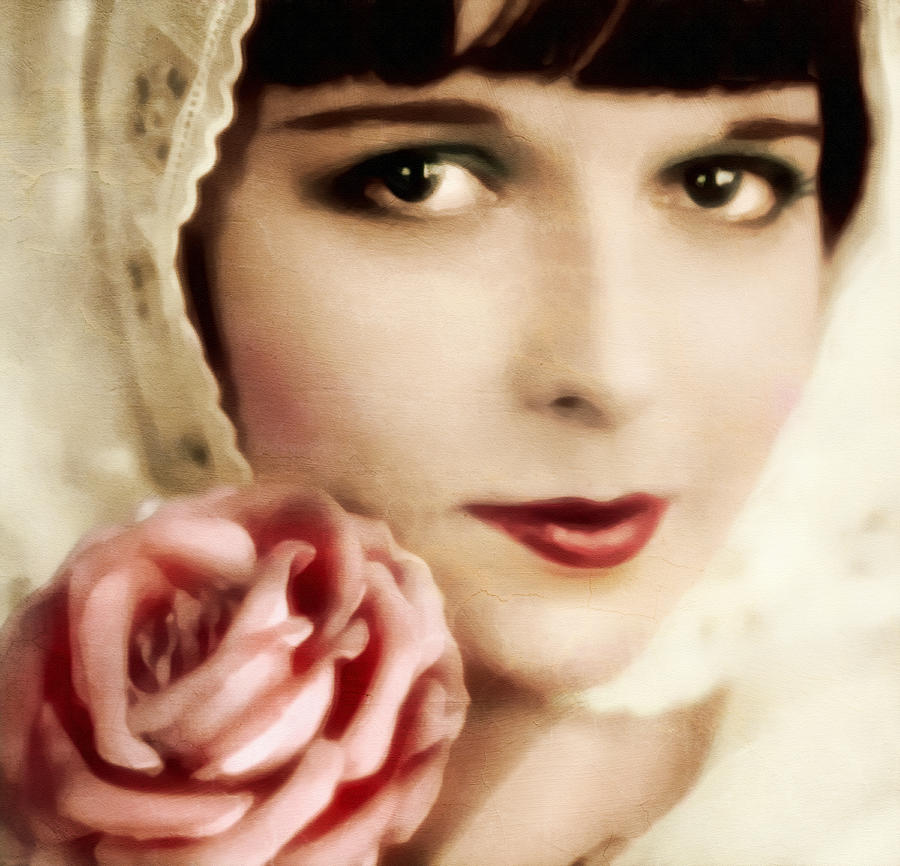 Pretty Woman Movie Digital Art - Vintage Rose by Georgiana Romanovna
