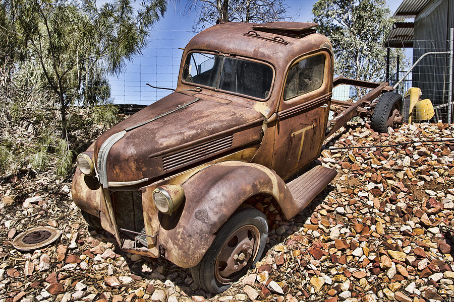 Vintage Rusted Ford Truck Photograph by Douglas Barnard - Fine Art America