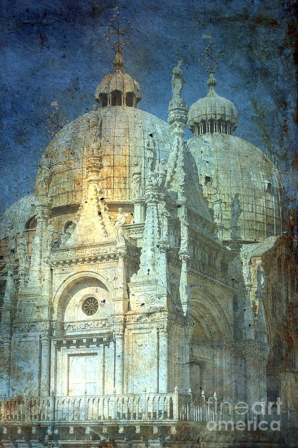 Vintage saint Marco basilicia in Venice Photograph by Patricia Hofmeester