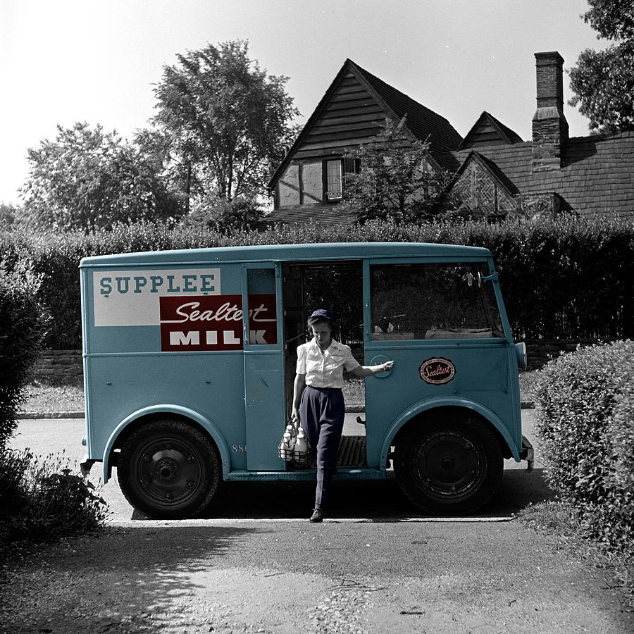 Vintage Sealtest Milk Truck Photograph by Andrew Fare