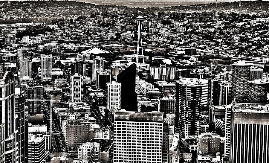 Seattle Photograph - Vintage Seattle by Benjamin Yeager