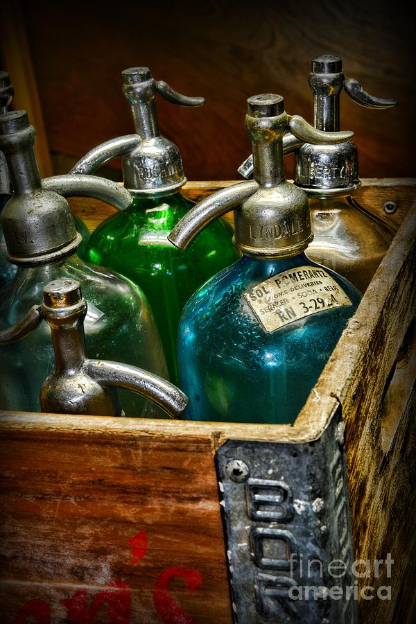 Vintage Seltzer Bottles Photograph by Paul Ward