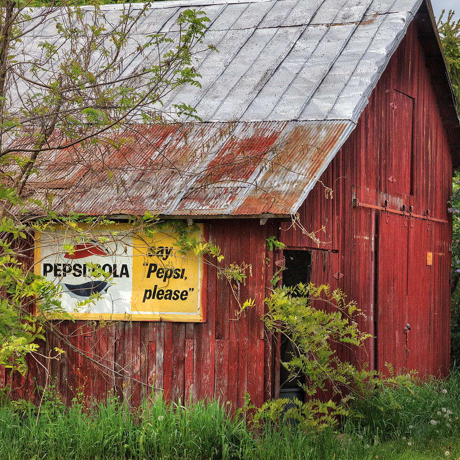 Barn Photograph - Vintage Sign by Bill Wakeley