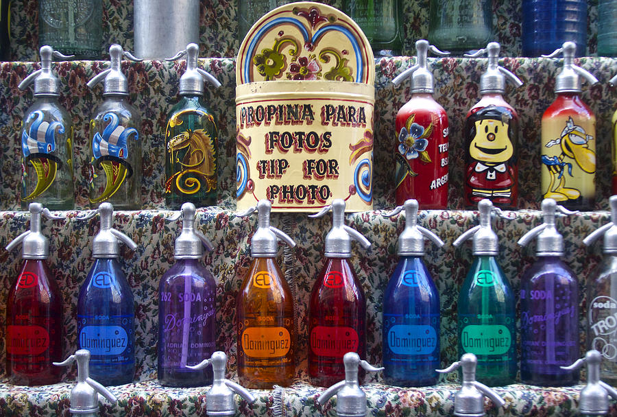 Vintage Soda Siphons, Argentina Photograph by Venetia Featherstone-Witty