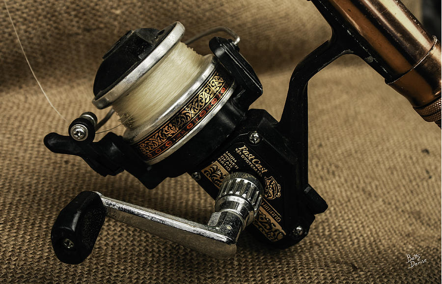 Vintage Spinning Reel by Betty Denise