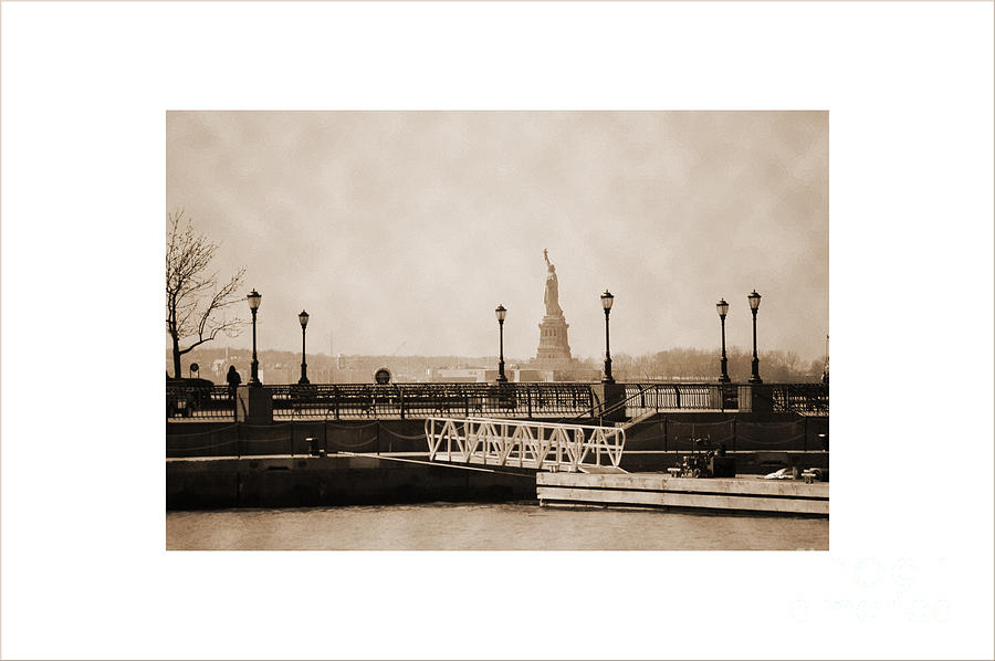 New York City Photograph - Vintage statue of Liberty view by RicardMN Photography