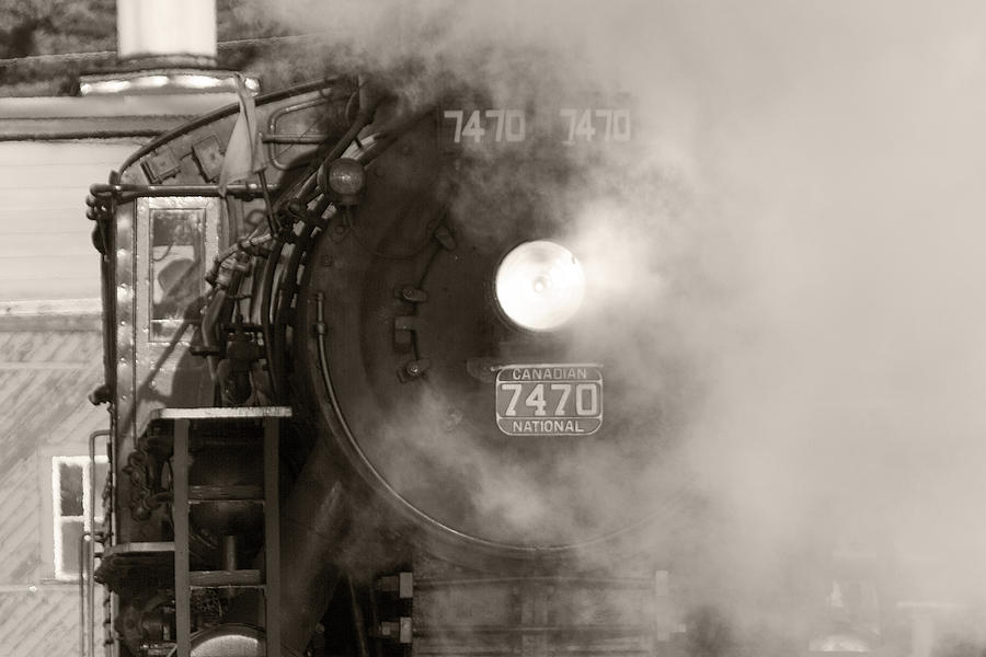 Transportation Photograph - Vintage Steam Engine by Jim Walker