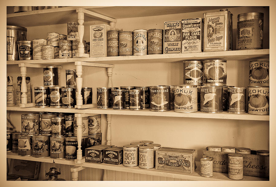 Vintage Store Shelf Photograph by Steve McKinzie