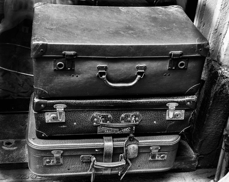 Vintage suitcases Photograph by Dany Lison