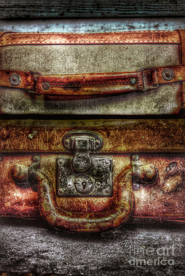 Vintage Suitcases Photograph by Jill Battaglia