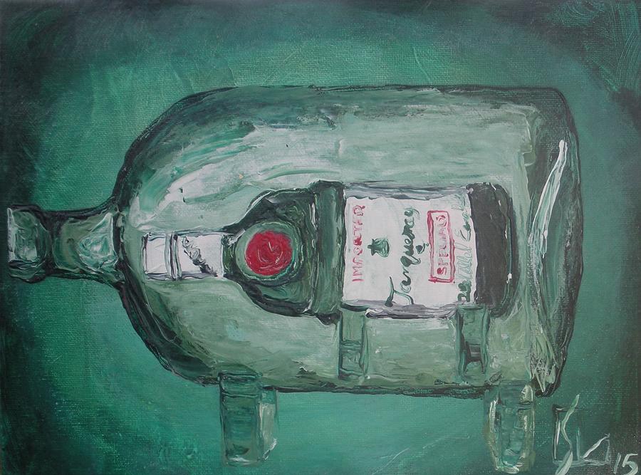 Vintage Tanqueray Painting by Lee Stockwell
