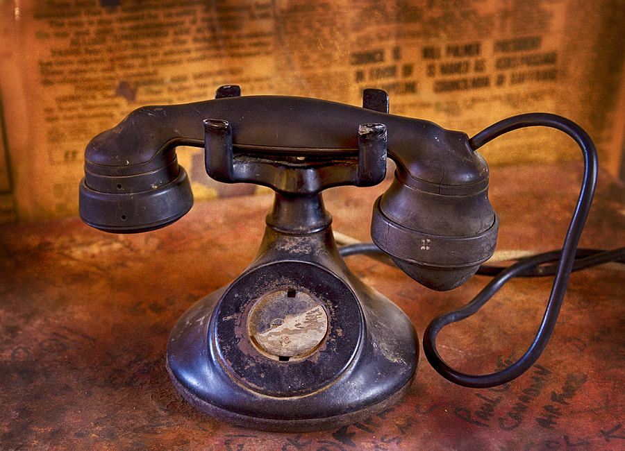 Vintage Telephone  Photograph by Saija Lehtonen