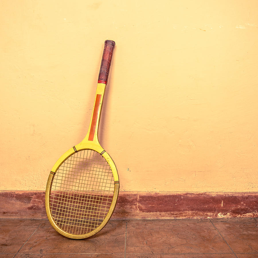 Vintage tennis racket Photograph by Dutourdumonde Photography