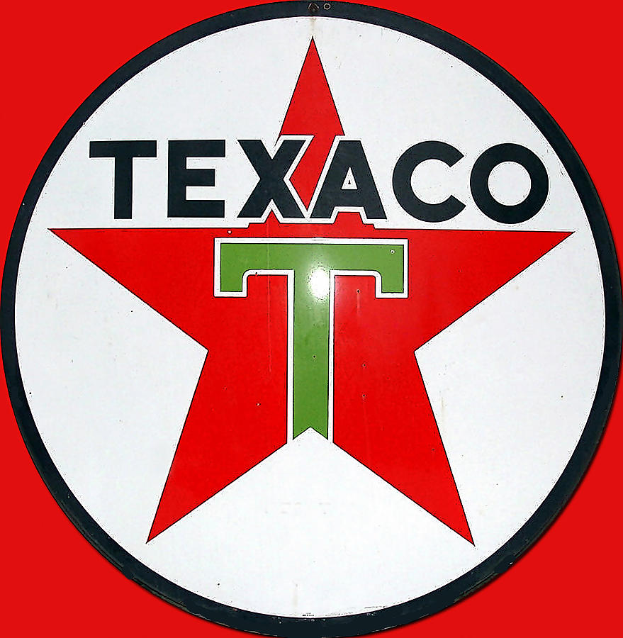 Vintage Texaco Sign Digital Art by Marvin Blaine